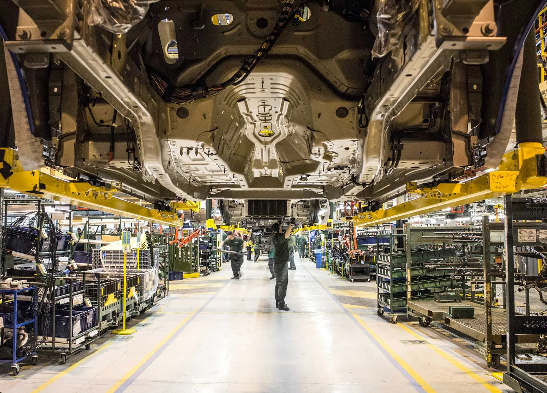 Car Assembly Line — Factory Floor