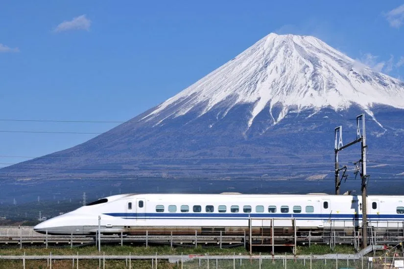 Shinkansen and Mount Fuji