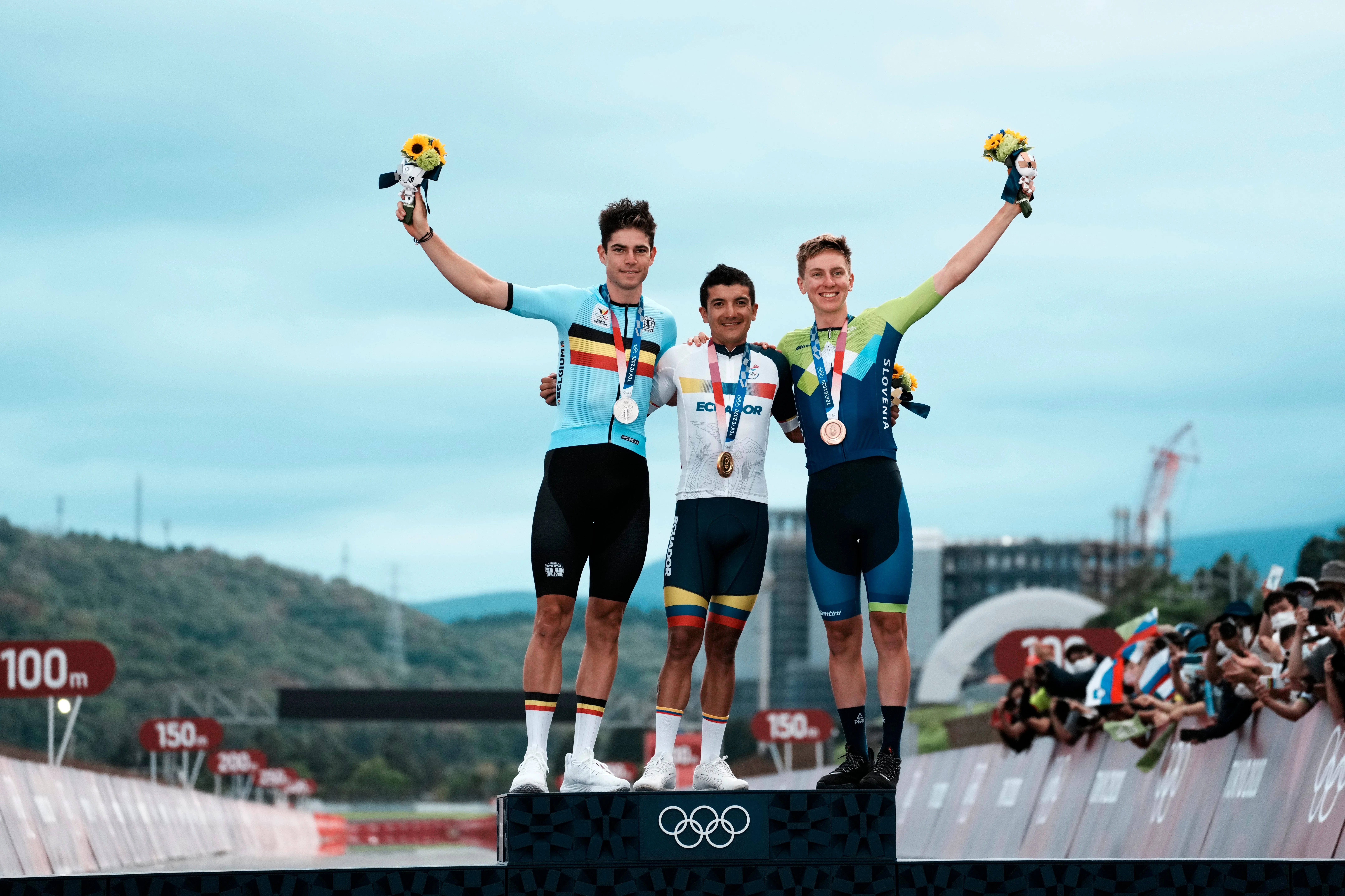 Tokyo Olympics — Road Race Podium