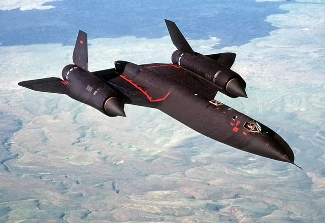 SR-71 Blackbird in Flight