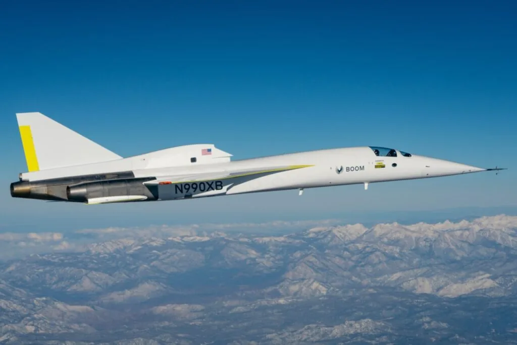 Boom XB-1 in Flight