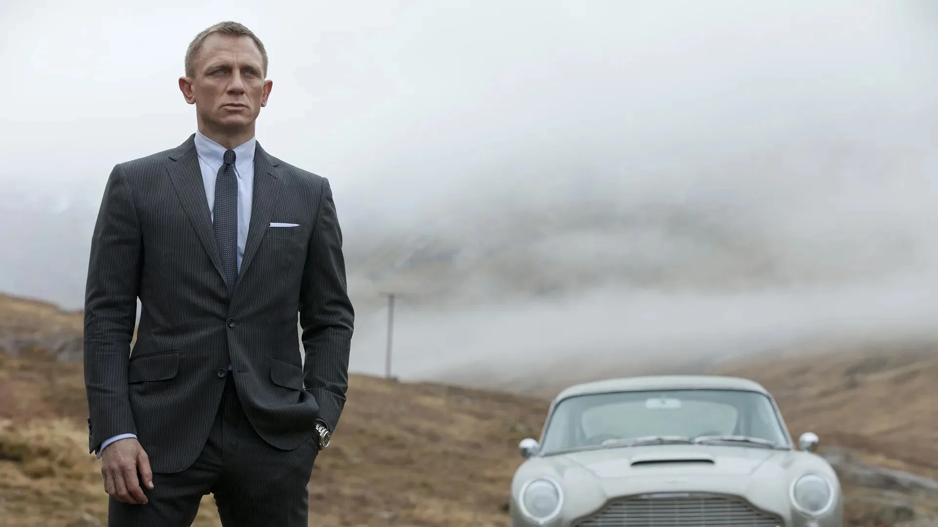 Bond and Aston Martin Skyfall