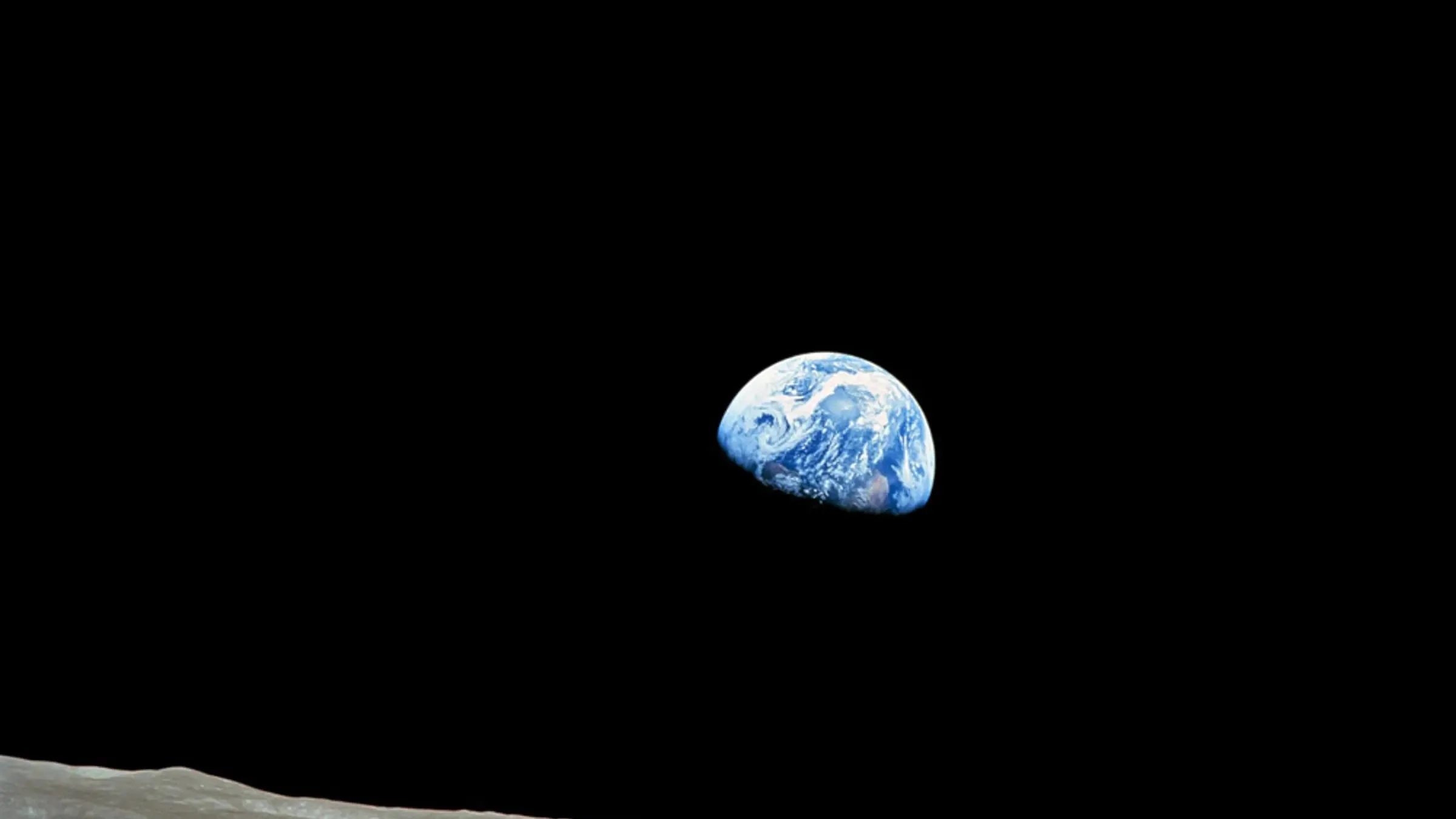 Earthrise from Apollo 8