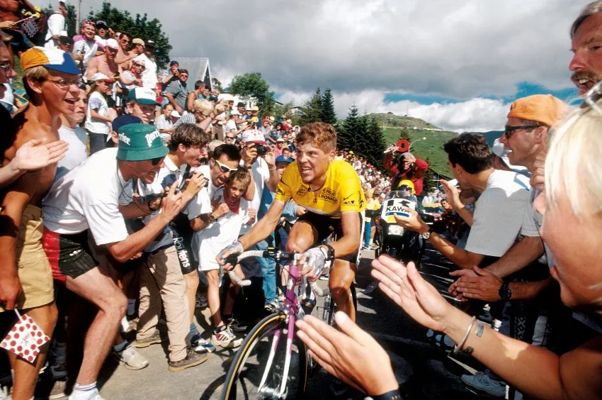 Ullrich in Yellow Jersey